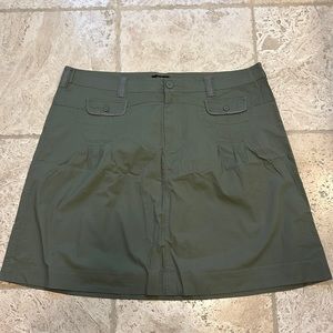 Women’s casual army green skirt by Cotton Ginny